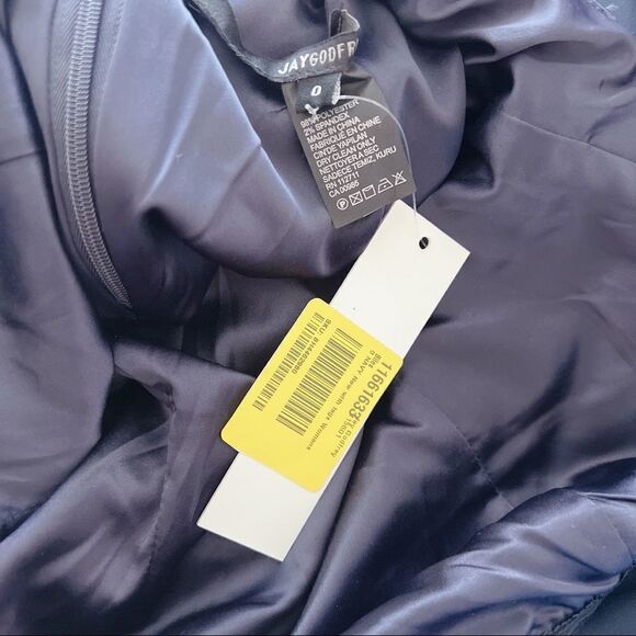 Jay Godfrey Biles Maxi Gown in Navy US0 - Picture 7 of 8